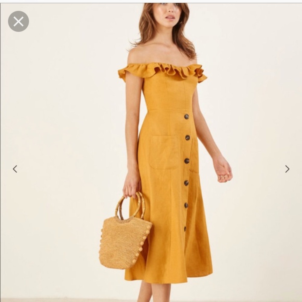 Reformation Hattie Dress in perfect condition.